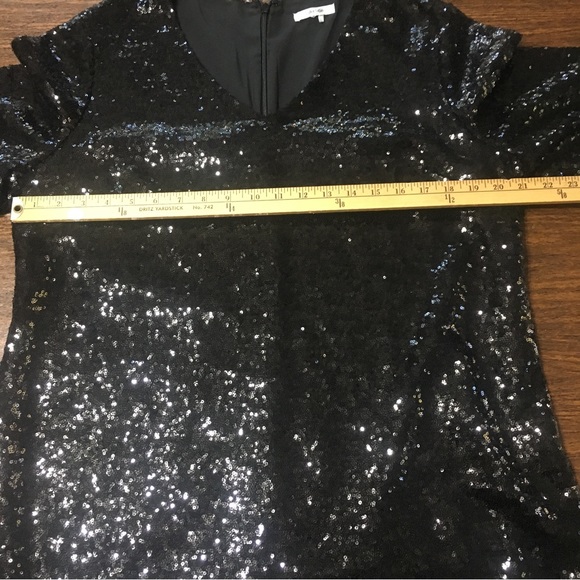 Tyler Böe Porter Black Sequin Dress X-Large XL - Picture 9 of 16
